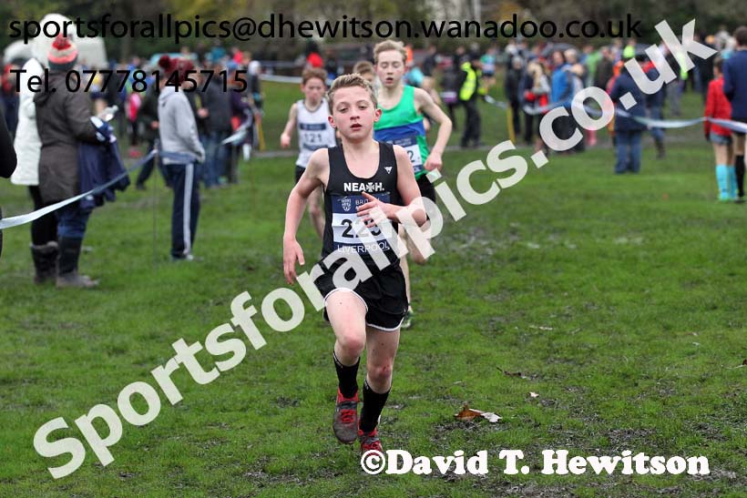 Boys under-13s, British Athletics Liverpool Cross Challenge, Sefton Park, Liverpool. Photo: David T. Hewitson/Sports for All Pics